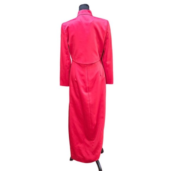 En Francais by Huey Waltzer Full Length Red Formal Gown, Dress, Size 8 - Picture 5 of 11